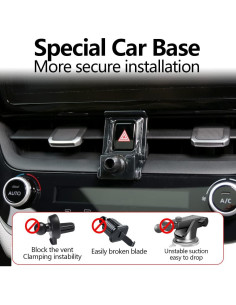 Soporte para teléfono móvil LUNQIN Toyota Corolla 2020-2025 2