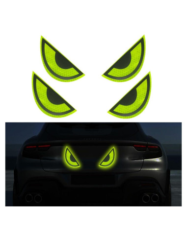 Calcomanías Reflectantes LAINLOY Ojos Agudos 2 Pares