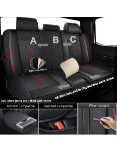 Fundas de Asiento Impermeables QUFEI para Toyota Yaris iA 2017-2018 2