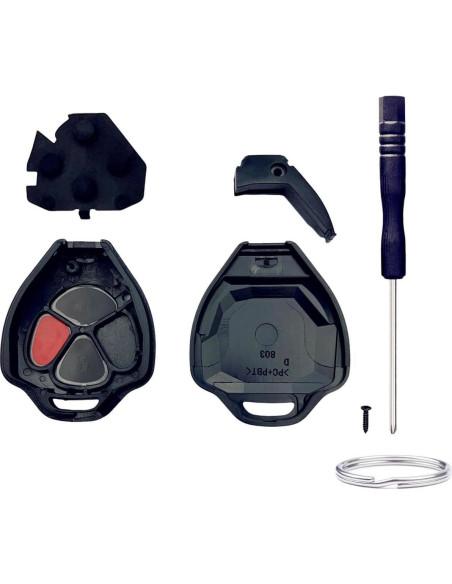 Carcasa de Llave Reemplazo Toyota 4Runner Matrix 3 Botones