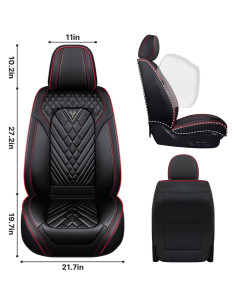 Fundas de Asiento de Coche Arocx para Toyota Yaris 2007-2020 2