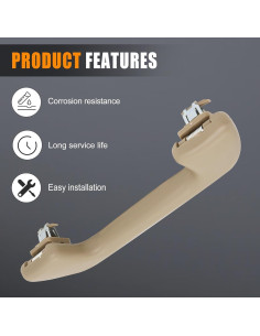 Mango Tirar Techo Derecho Beige Toyota Yaris Corolla RAV4 2