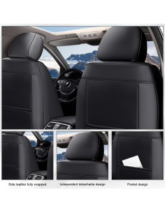 Fundas de Asiento Delantero BOJVAIGA para Toyota Yaris 2007-2020 2