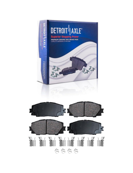 Kit de frenos delantero Detroit Axle para Toyota Yaris y Prius C