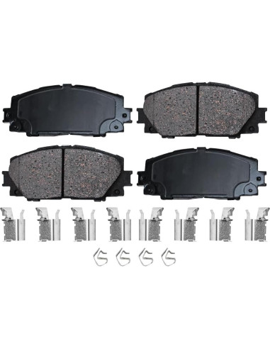 Kit de frenos delantero Detroit Axle para Toyota Yaris y Prius C