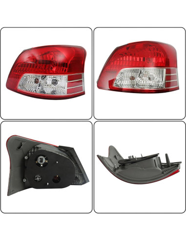 Luz Trasera Derecha WFLNHB para Toyota Yaris 2007-2012