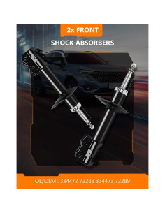 Amortiguadores Delanteros OCPTY para Toyota Prius C y Yaris 2