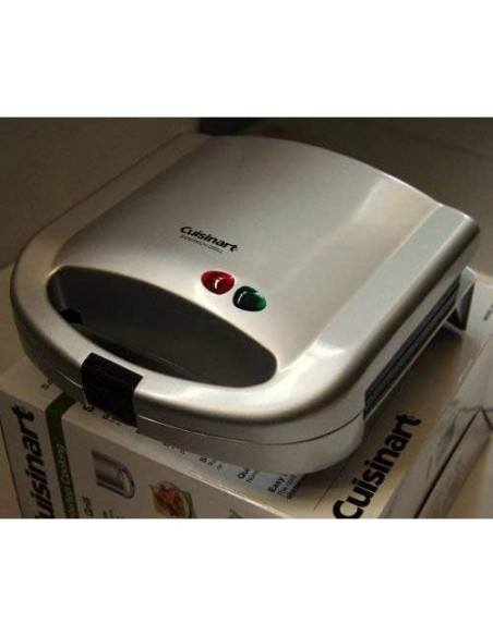 Parrilla Eléctrica Doble Cuisinart WM-SW2N Antiadherente 1500W
