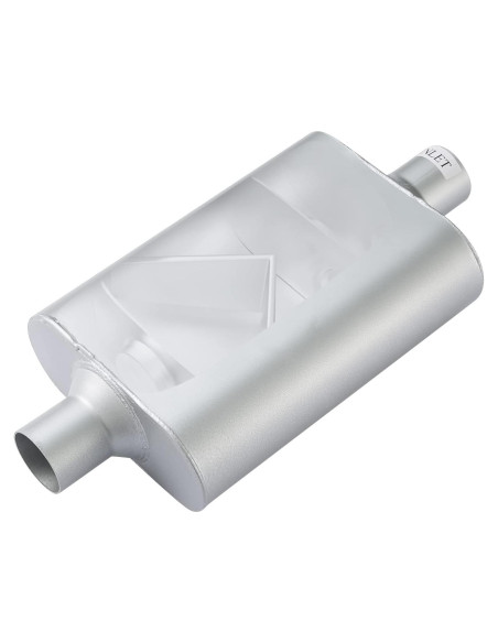 Silenciador de escape ELSHINE 2.5" 45.72 cm acero anticorrosivo