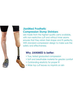Reductores de Volumen Prostéticos JianiMed 40 cm Compresión 4XL 2