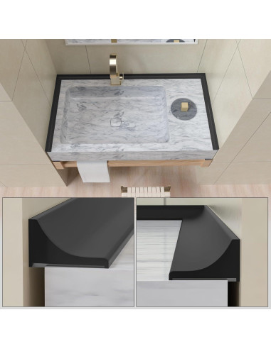 Barrera de Agua Plegable Jaspond 99 cm Silicona Impermeable