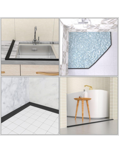 Barrera de Agua Plegable Jaspond 99 cm Silicona Impermeable