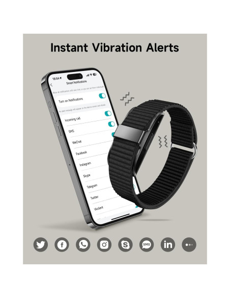Rastreador de Salud AKUMAKA, Monitor de Sueño y Frecuencia Cardíaca