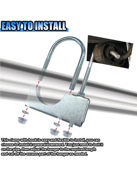 Abrazadera de Escape BDZMC con Soporte Universal 25.1 cm