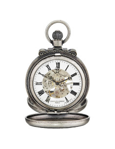 Reloj de Bolsillo Mecánico Charles-Hubert 3867-S Doble Caja