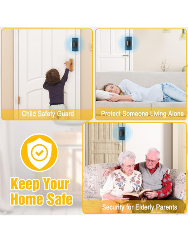 Cerradura de Seguridad Crosize para Puerta Interior Negra