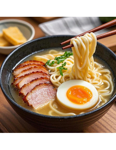 Juego de 2 pares de palillos de madera reutilizables - Dragón y Fénix