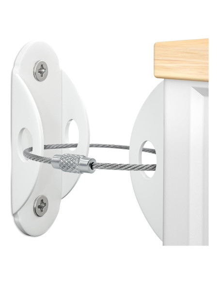 Anclajes de Muebles Booda Brand - Paquete de 10 - Seguridad Infantil