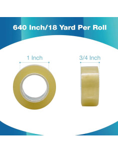 Dispensador de Cinta Ecológico Blue Lake con 4 Rollos 1.9 cm x 162.6 m 2