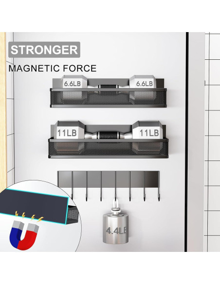 Estante Magnético Aufworld para Especias y Utensilios - 5 Piezas