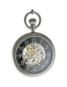 Reloj de bolsillo OGLE mecánico automático 52mm acero 2