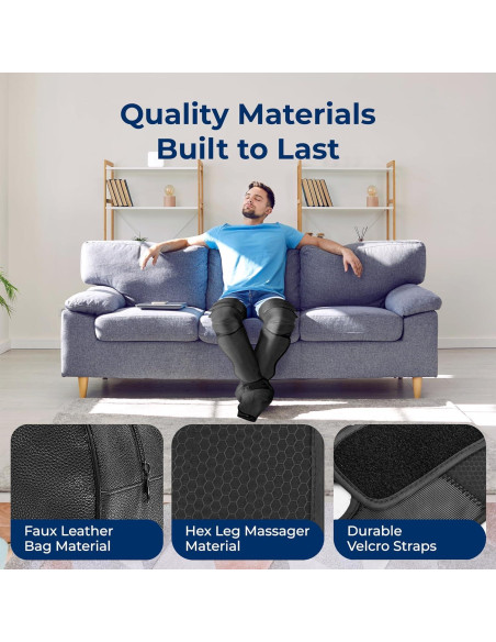 Masajeador de Piernas SereneLife Completo con Calor y Compresión