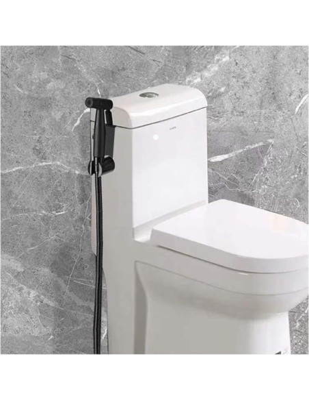 Rociador de Bidet de Mano Fat-Cattie Acero Inoxidable Negro Rociador de Bidet de Mano Fat-Cattie Acero Inoxidable Negro