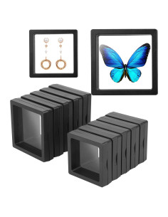 Soporte de Exhibición Flotante 3D Linkstyle - Caja Joyería Transparente