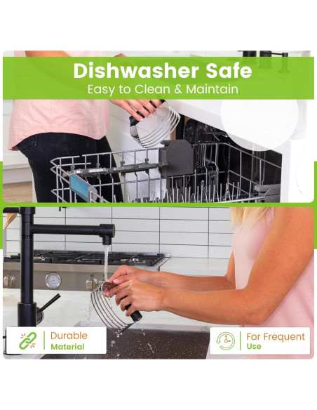 Mezclador de Masa y Raspador de Banco Spring Chef - Acero Inoxidable