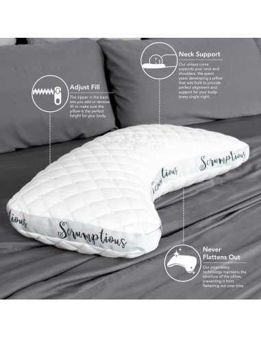 Almohada de Enfriamiento Honeydew Queen para Dormir de Lado