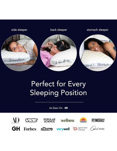 Almohada de Enfriamiento Honeydew Queen para Dormir de Lado