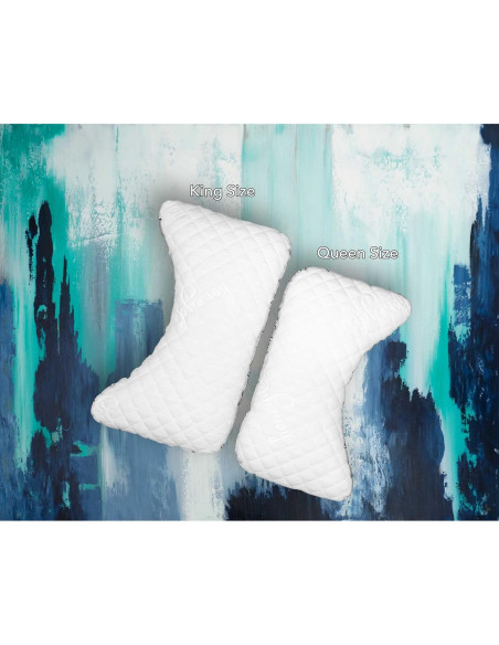 Almohada de Enfriamiento Honeydew Queen para Dormir de Lado