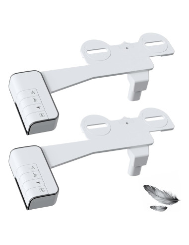 Bidet Mecánico Hibbent Doble Boquilla Ajustable Negro