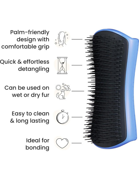 Cepillo Desenredante Grande Tangle Teezer Azul y Gris