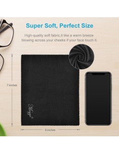 Paños de Microfibra Mcyye 8 Pcs para Limpiar Gafas y Pantallas 2