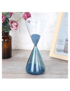 Reloj de Arena Mumusuki de Vidrio 23 cm Azul Decorativo