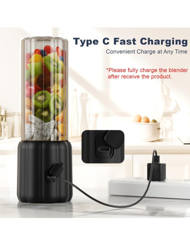 Licuadora Portátil COKUNST PSB-8 500ml Recargable USB-C