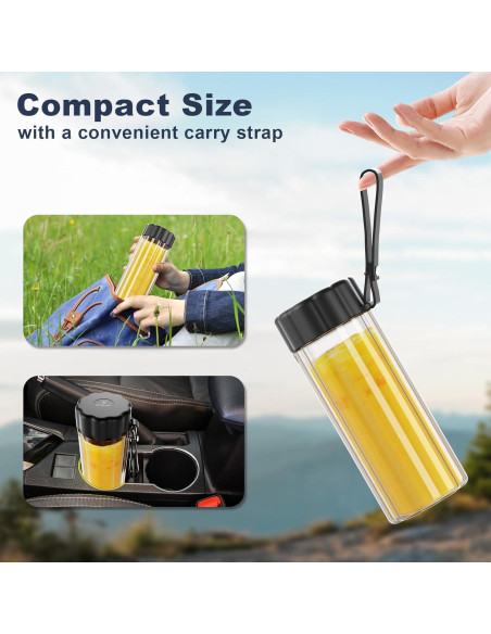 Licuadora Portátil COKUNST PSB-8 500ml Recargable USB-C Licuadora Portátil COKUNST PSB-8 500ml Recargable USB-C