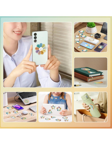 Calcomanías Calmantes Huimdery 45 Piezas Texturizadas para Estrés