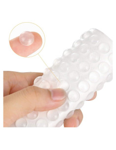 200 Amortiguadores de Goma FATLODA Transparentes Autoadhesivos