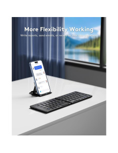 Teclado Bluetooth Plegable Samsers Portátil Negro - Recargable 2