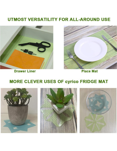 Forros de Refrigerador cyrico 7 Piezas EVA Impermeables 29x45cm