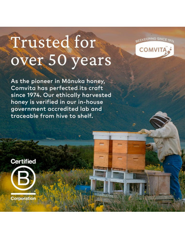 Miel de Manuka Cruda Comvita UMF 15+ 250g - Pura de Nueva Zelanda