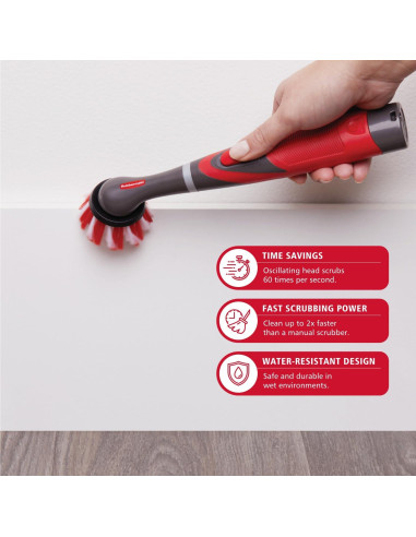 Cepillo de Limpieza Eléctrico Rubbermaid 18 Piezas