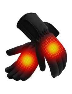 Guantes Calentados Eléctricos QILOVE Táctiles 3 Niveles Invierno