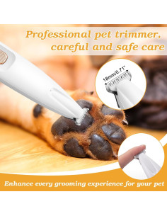 Recortador de patas de perro Palksky con luz LED y carga USB 2