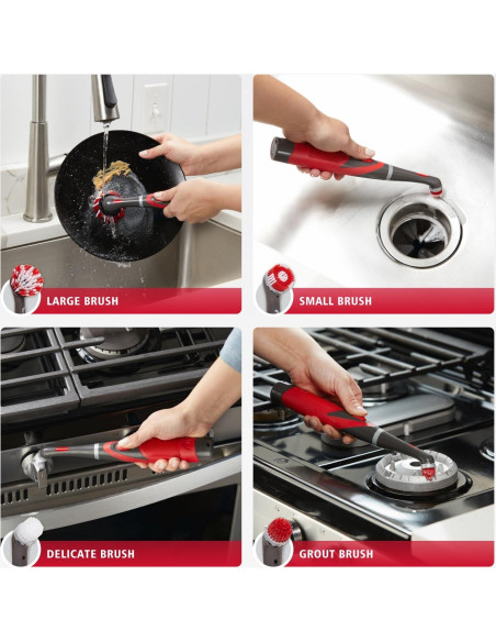 Cepillo de Limpieza Eléctrico Rubbermaid 18 Piezas