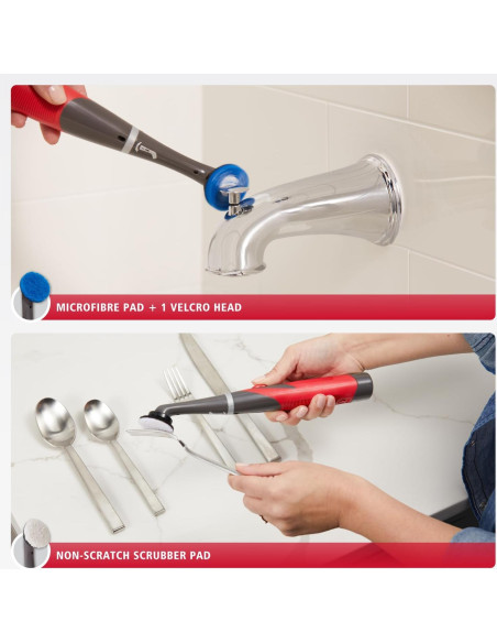 Cepillo de Limpieza Eléctrico Rubbermaid 18 Piezas