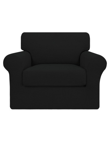 Funda de Sofá Stretch Easy-Going 2 Piezas para Mascotas - Negro