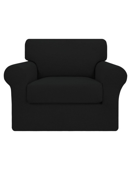 Funda de Sofá Stretch Easy-Going 2 Piezas para Mascotas - Negro